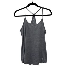 Under Armour Women's Tank Top Size‎ XS Gray Racerback Spaghetti Strap